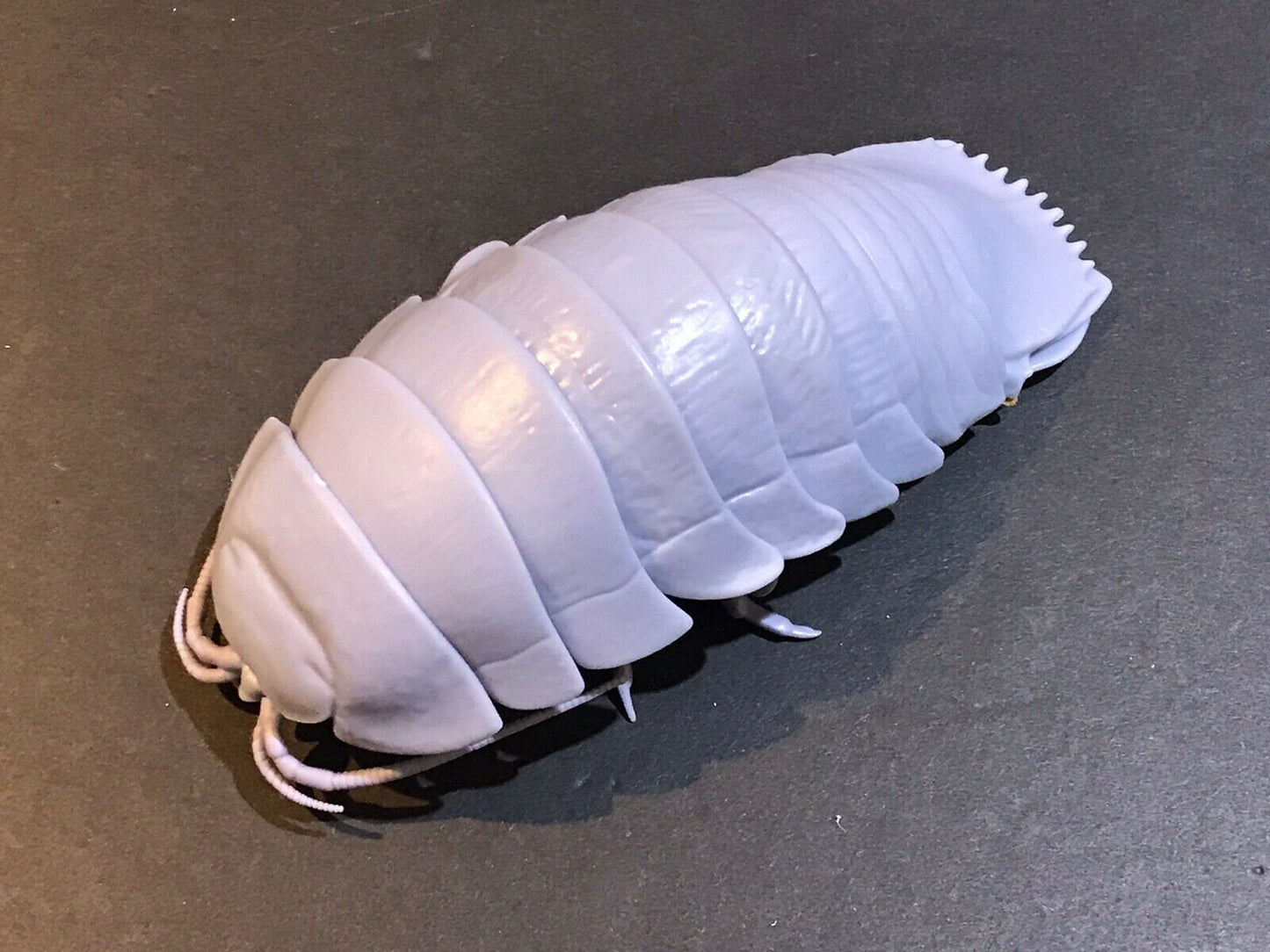 Plastic Pill Bug Roly Poly Insect Potato Bug ISOPOD Figure w/Moving Parts - GREY GRAY Color 14cm