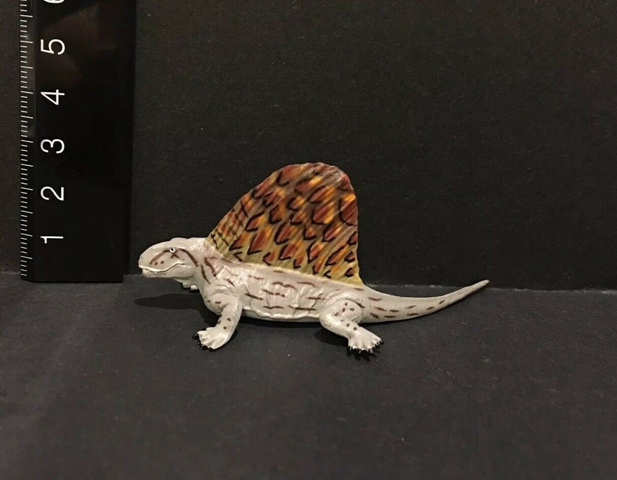 Vintage Kaiyodo Dimetrodon Dinosaur Dinotales Plastic Miniature Figure