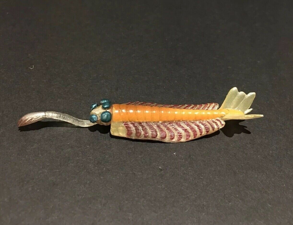 Vintage Kaiyodo Opabinia Dinosaur Dinotales Plastic Miniature Figure