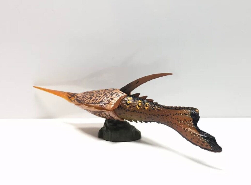 Vintage Kaiyodo Series 2 Pteraspis Armored Fish Dinosaur Dinotales Plastic Miniature Figure