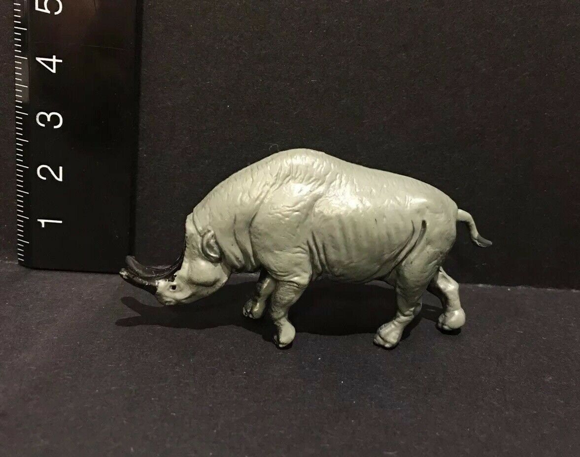 Vintage Kaiyodo Brontotherium Ancient Rhino Rhinoceros Dinosaur Dinotales Plastic Miniature Figure