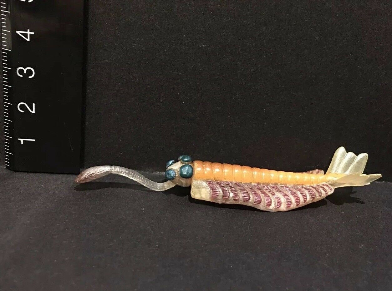 Vintage Kaiyodo Opabinia Dinosaur Dinotales Plastic Miniature Figure