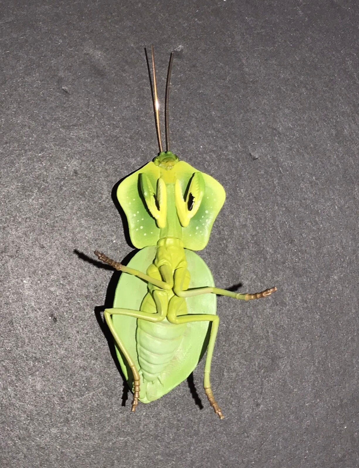 Hooded Green Praying Mantis PVC Figure