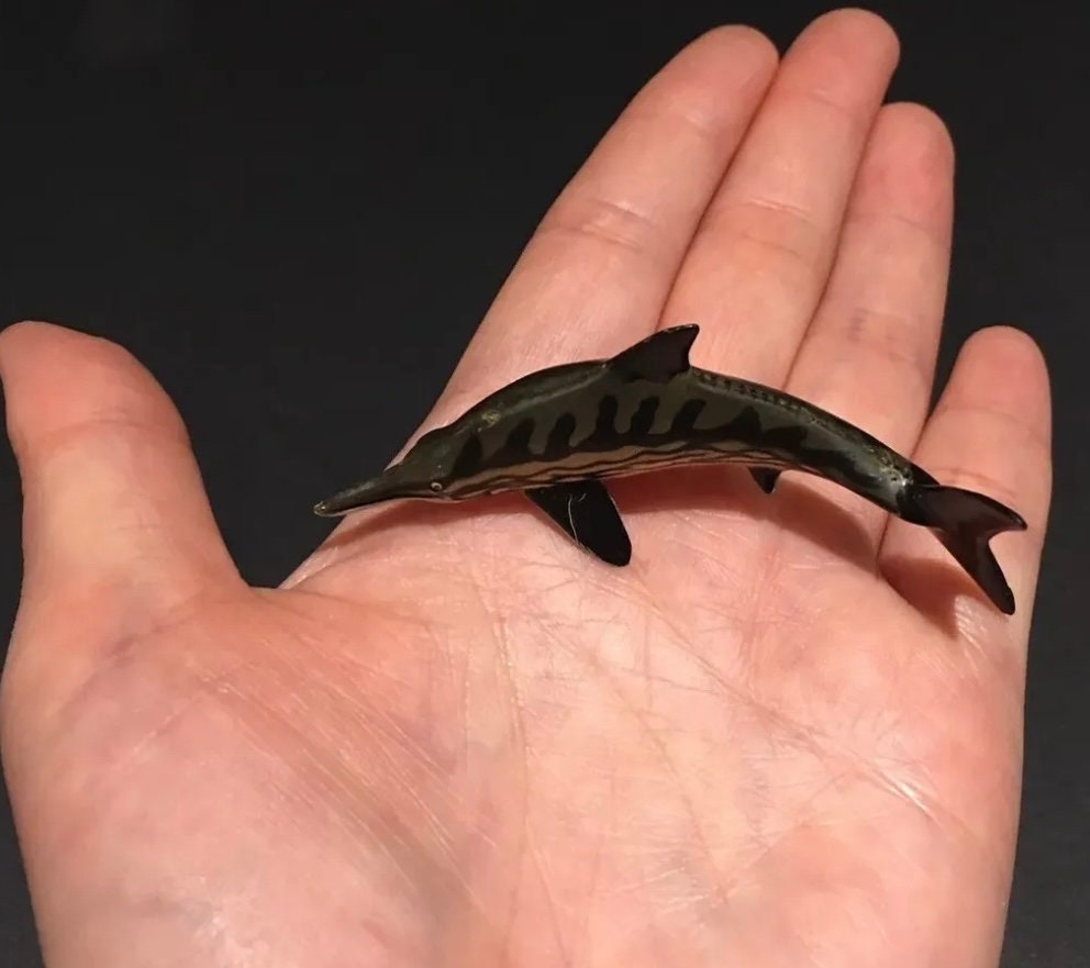Vintage Kaiyodo Series 2 Icthyosaurus Fish Dinosaur Dinotales Plastic Miniature Figure