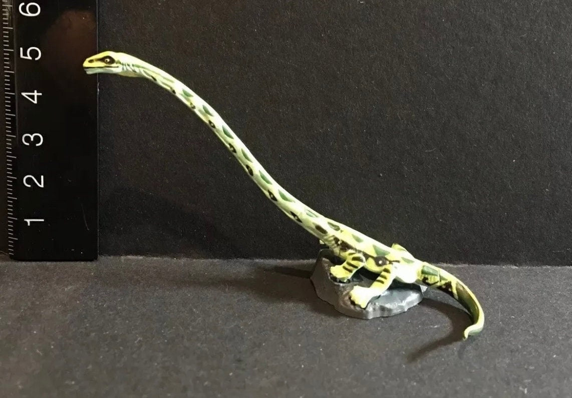 Vintage Kaiyodo Series 2 Tanyatropheus Dinosaur Dinotales Plastic Miniature Figure