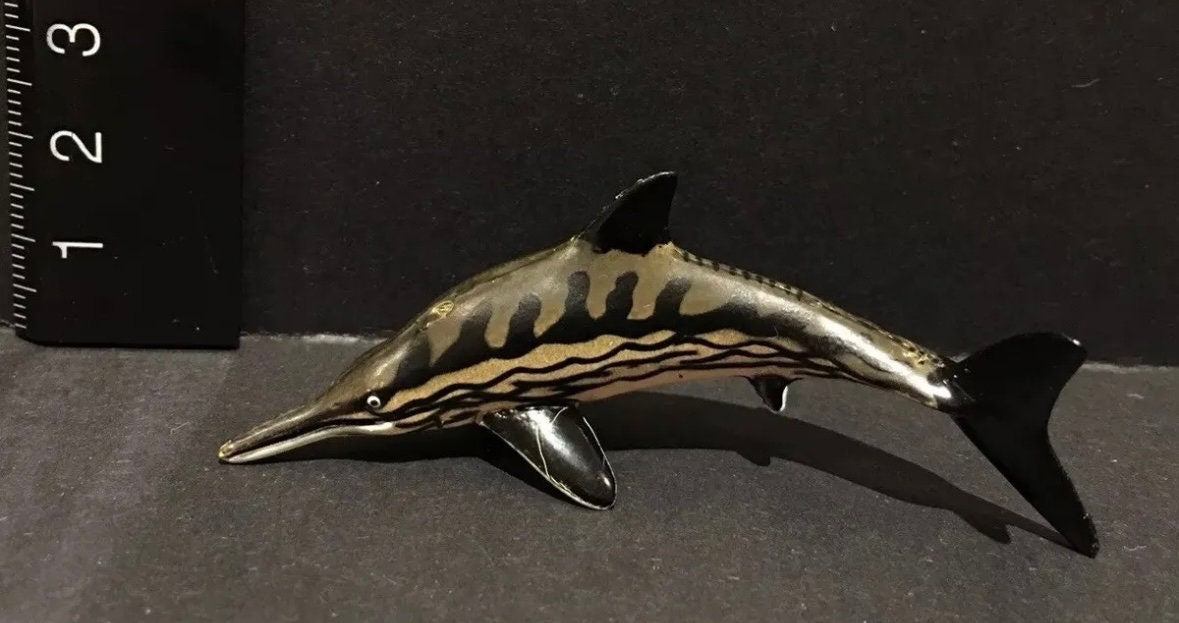 Vintage Kaiyodo Series 2 Icthyosaurus Fish Dinosaur Dinotales Plastic Miniature Figure