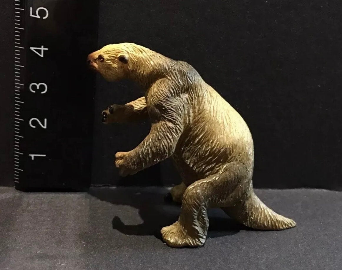 Vintage Kaiyodo Series 2 Megatherium Giant Sloth Dinosaur Dinotales Plastic Miniature Figure