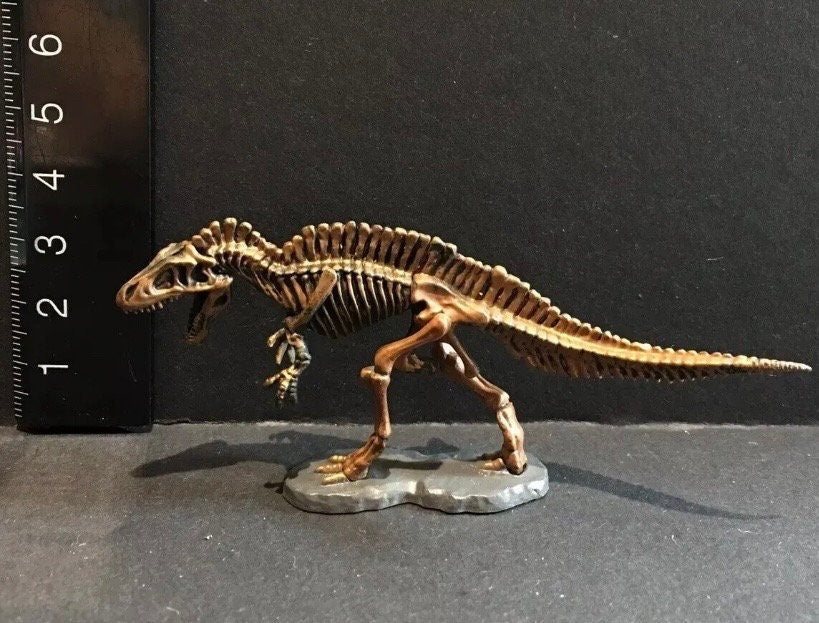 Vintage Kaiyodo UHA Dinotales Series 3 Acrocanthosaurus Skeleton Dinosaur Figure