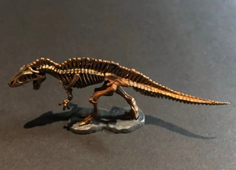 Vintage Kaiyodo UHA Dinotales Series 3 Acrocanthosaurus Skeleton Dinosaur Figure
