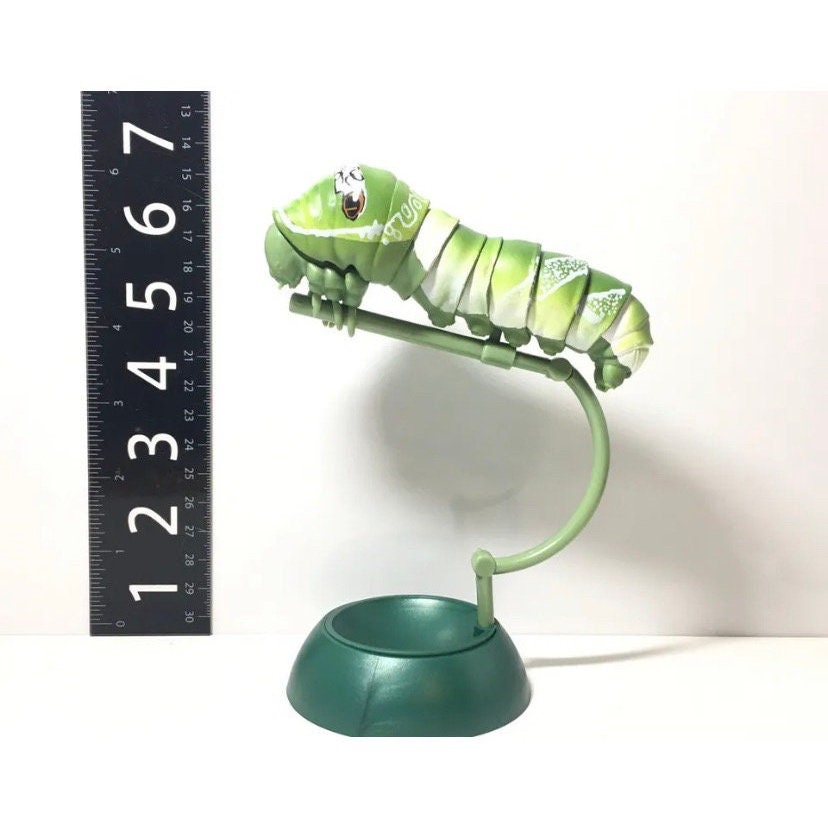 Swallowtail Butterlfy Caterpillar Larva PVC Figure w/ Movable Joints