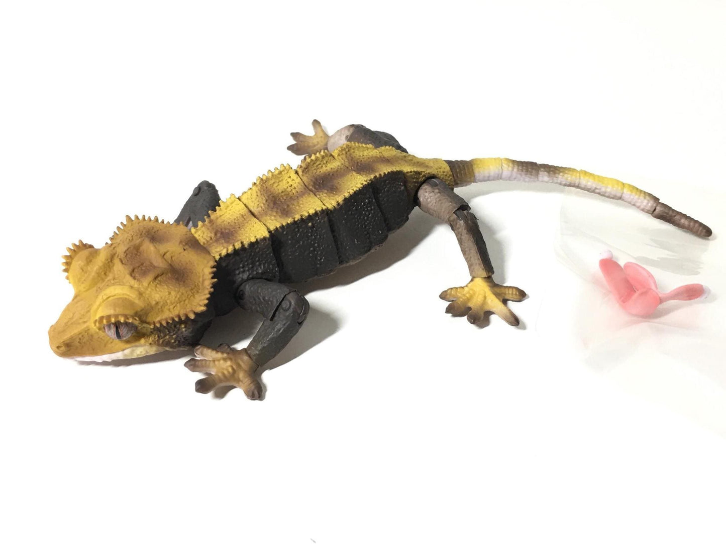 ADVANCE Paternless Bicolor Crested Gecko Figure A 16 cm w/ Movable Joints