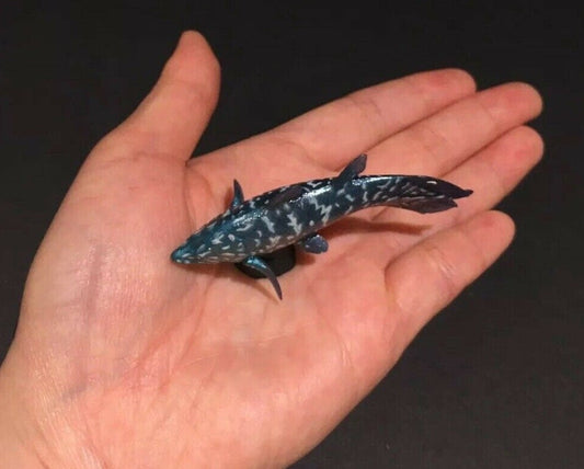 Vintage Kaiyodo Coelacanth Armored Fish Dinosaur Dinotales Plastic Miniature Figure