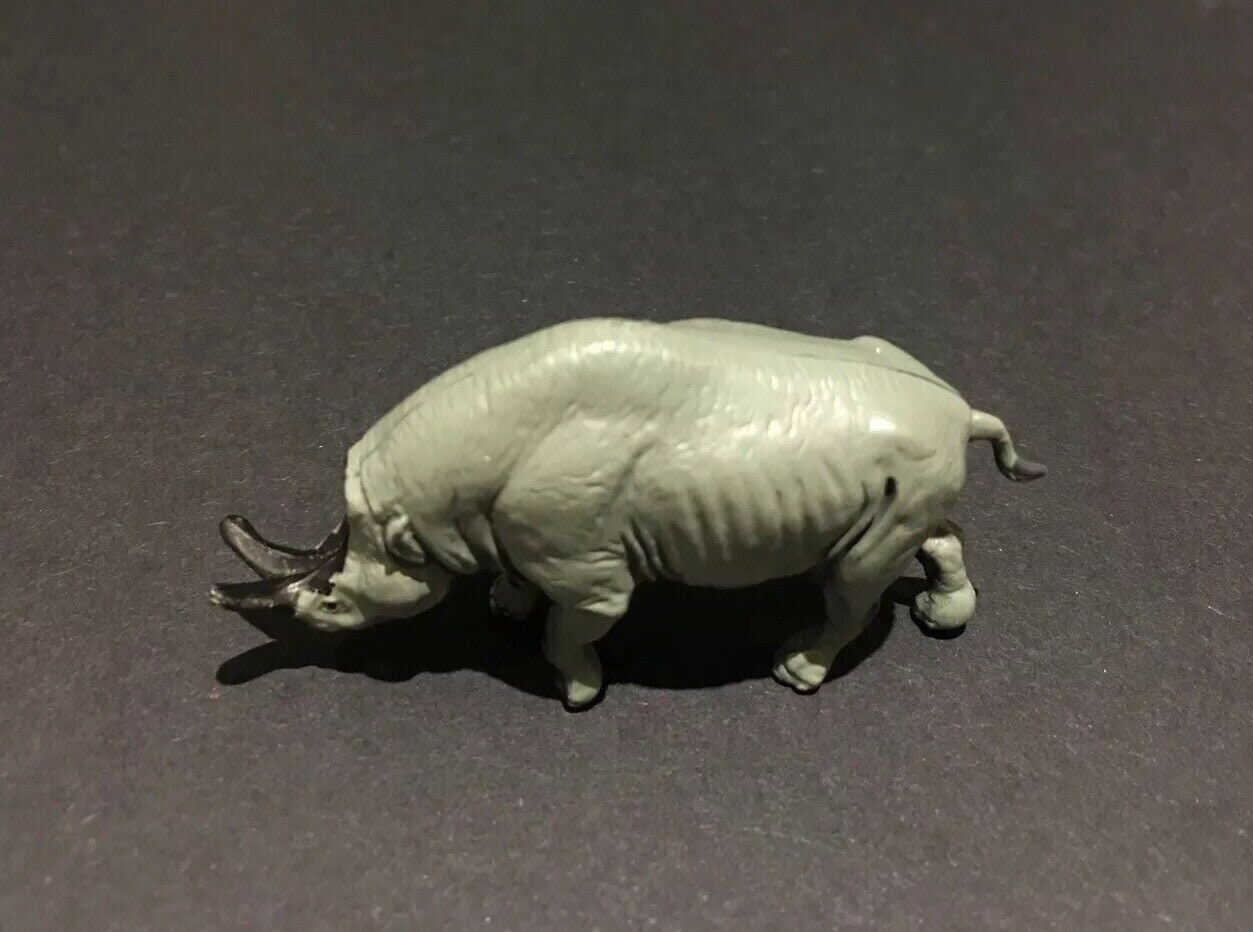 Vintage Kaiyodo Brontotherium Ancient Rhino Rhinoceros Dinosaur Dinotales Plastic Miniature Figure