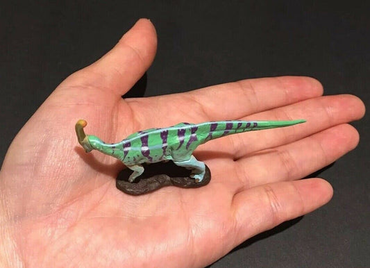 Vintage Kaiyodo Parasaurolophus Dinosaur Dinotales Plastic Miniature Figure