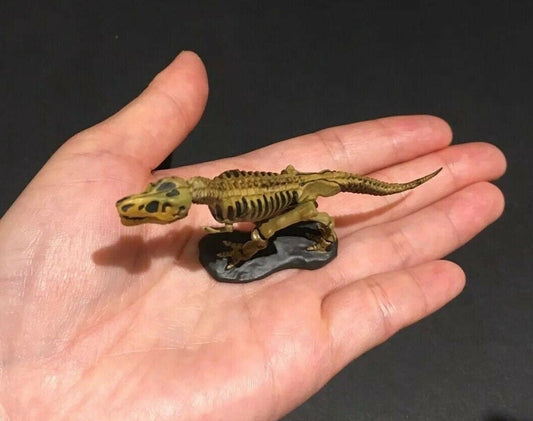 Vintage Kaiyodo Tyrannosaurus Rex Skeleton Dinosaur Dinotales Plastic Miniature Figure