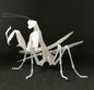 Praying Mantis Clear Albino White Insect PVC Figure w/ Movable Joints