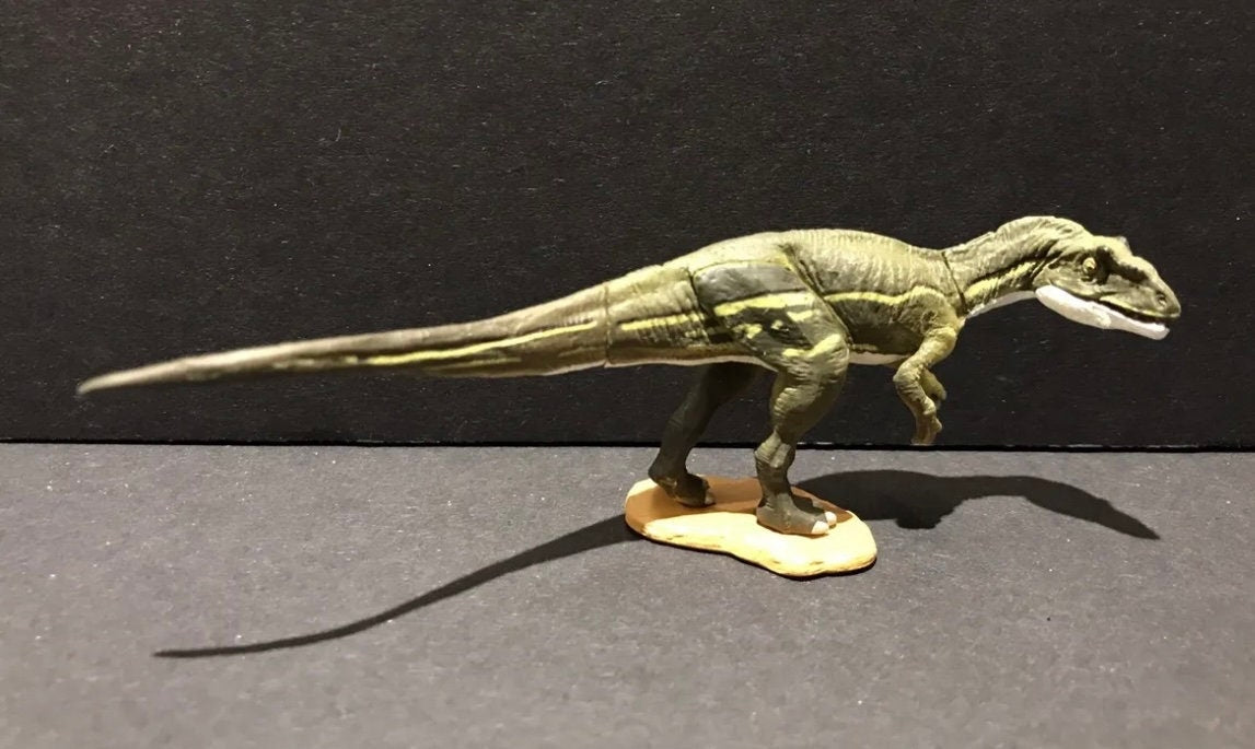 Vintage Kaiyodo Series 2 Allosaurus Dinosaur Dinotales Plastic Miniature Figure