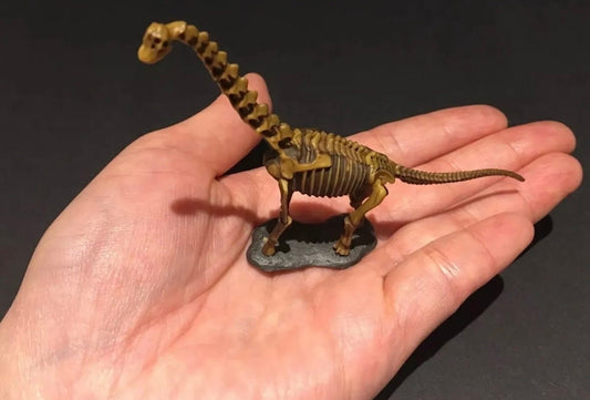 Vintage Kaiyodo Series 2 Brachiosaurus Skeleton Dinosaur Dinotales Plastic Miniature Figure