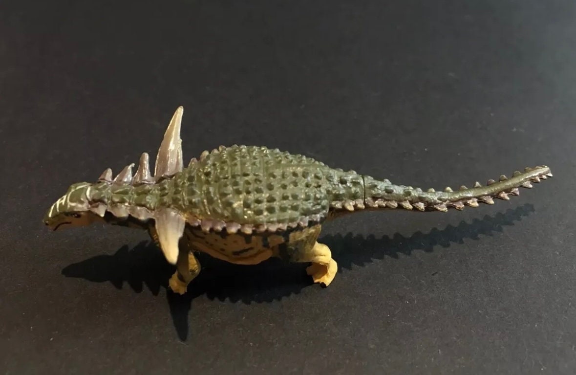 Vintage Kaiyodo Series 2 Sauropelta Dinosaur Dinotales Plastic Miniature Figure
