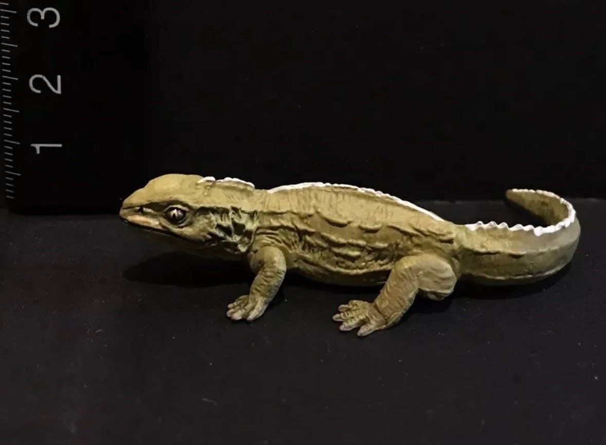 Vintage Kaiyodo Series 2 Tuatara Sphenodon Punctatus Lizard Dinosaur Dinotales Plastic Miniature Figure Secret SP