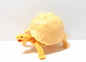 Realistic Leopard Tortoise Turtle Model Plastic Figure with Movable legs and head Yellow Color
