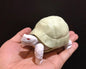 Realistic Greek Tortoise Turtle Model Plastic Figure with Movable legs and head Albino White Color