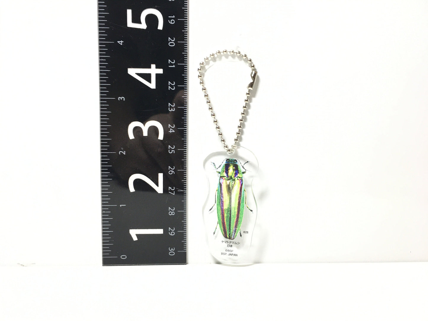 Jewel Yamato Ball Beetle Acrylic Keychain Key Holder