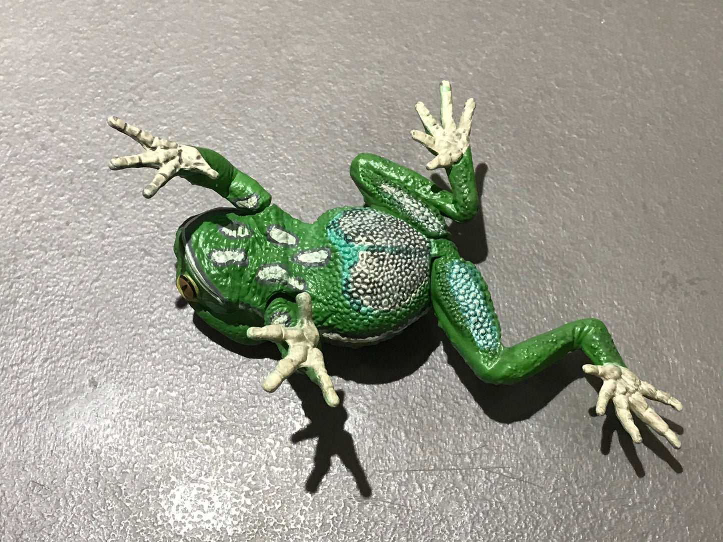 Realistic Waxy Monkey Leaf Tree Frog Plastic Full Color Figure