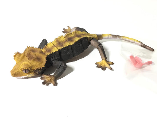 ADVANCE Paternless Bicolor Crested Gecko Figure A 16 cm w/ Movable Joints