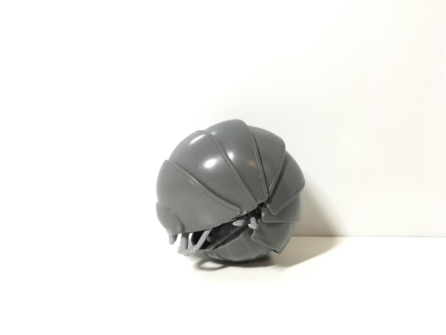 Plastic Pill Bug Roly Poly Insect Potato Bug Isopod  Figure w/Moving Parts Dark Grey Color 14cm