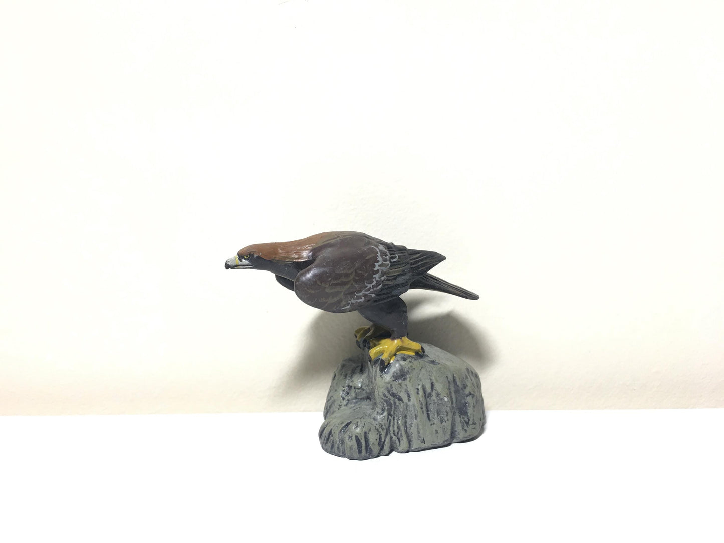 Vintage Colorata Raptor Golden Eagle Bird Figure