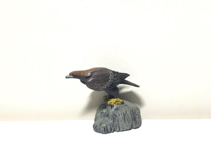 Vintage Colorata Raptor Golden Eagle Bird Figure