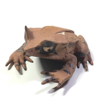 Vintage Colorata Malayan Malaysian Horned Frog Figure
