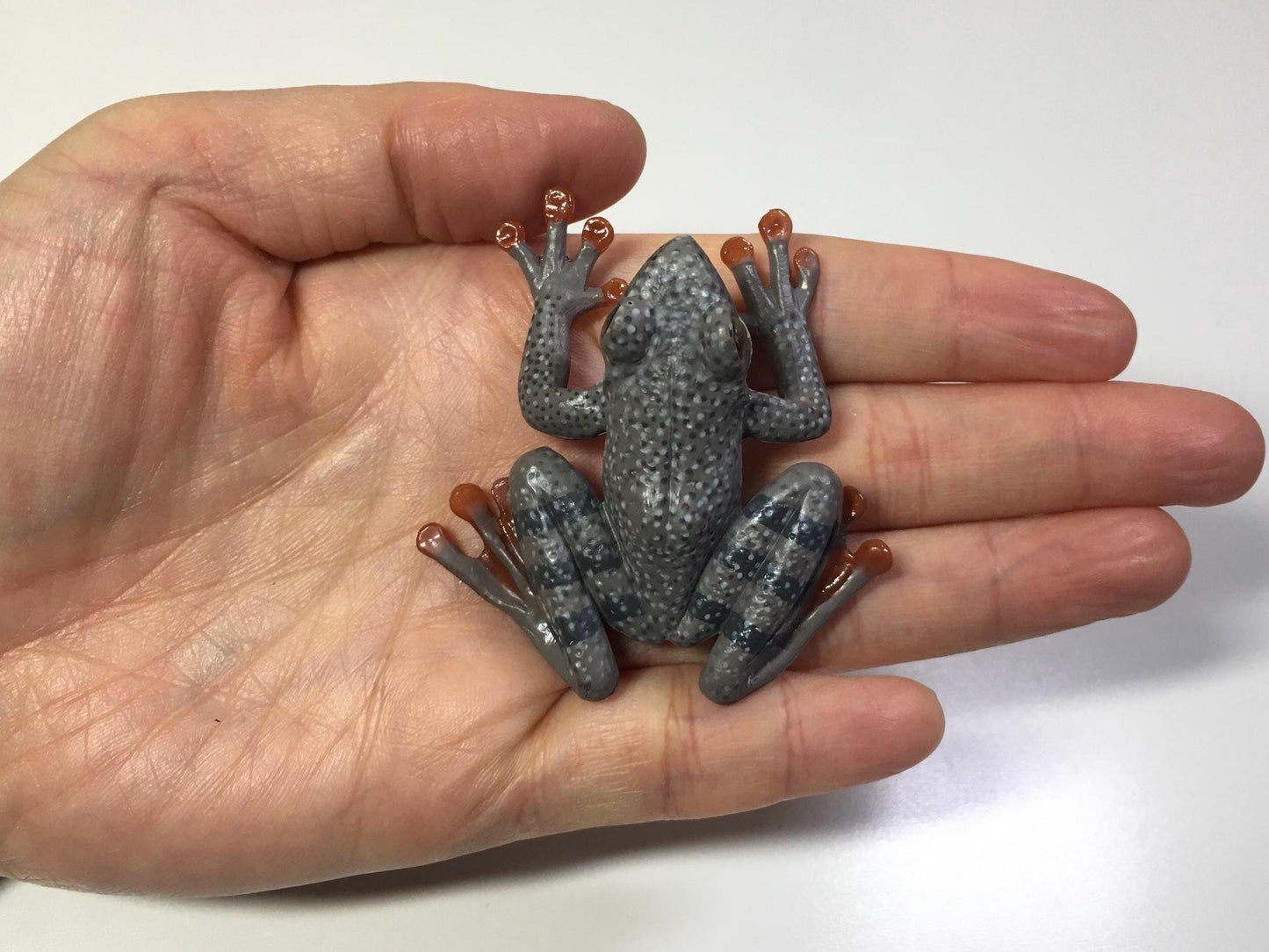 Vintage Colorata Kajika Gaeru Frog Figure
